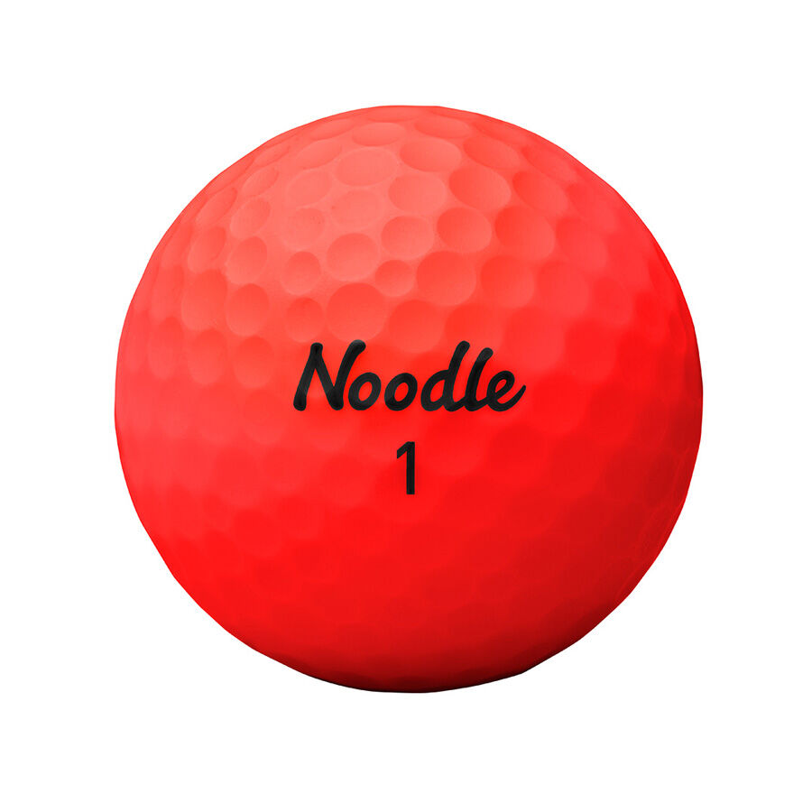 Noodle Golf Balls | Neon Matte Red | TaylorMade Golf